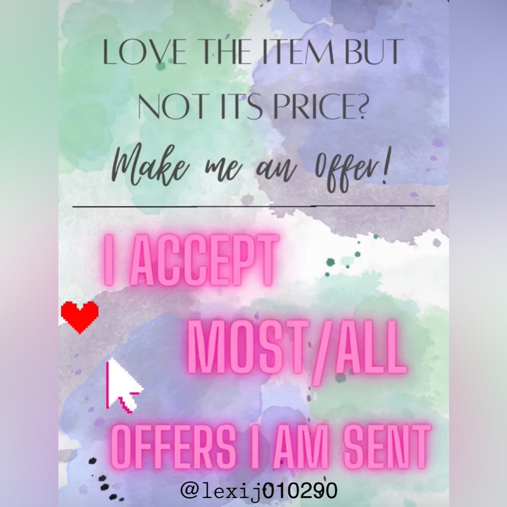I Accept Reasonable Offers!! 💕💕💕💕
